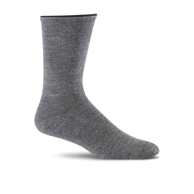 Sockwell Skinny Minnie Crew Sock (Women) - Charcoal Accessories - Socks - Performance - The Heel Shoe Fitters