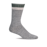 Sockwell Lake Side Crew Sock (Men) - Light Grey