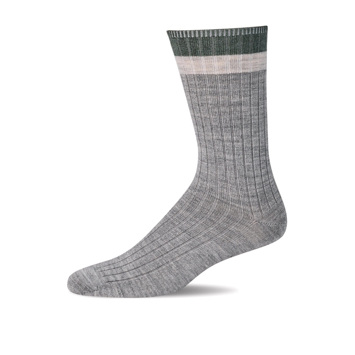 Sockwell Lake Side Crew Sock (Men) - Light Grey