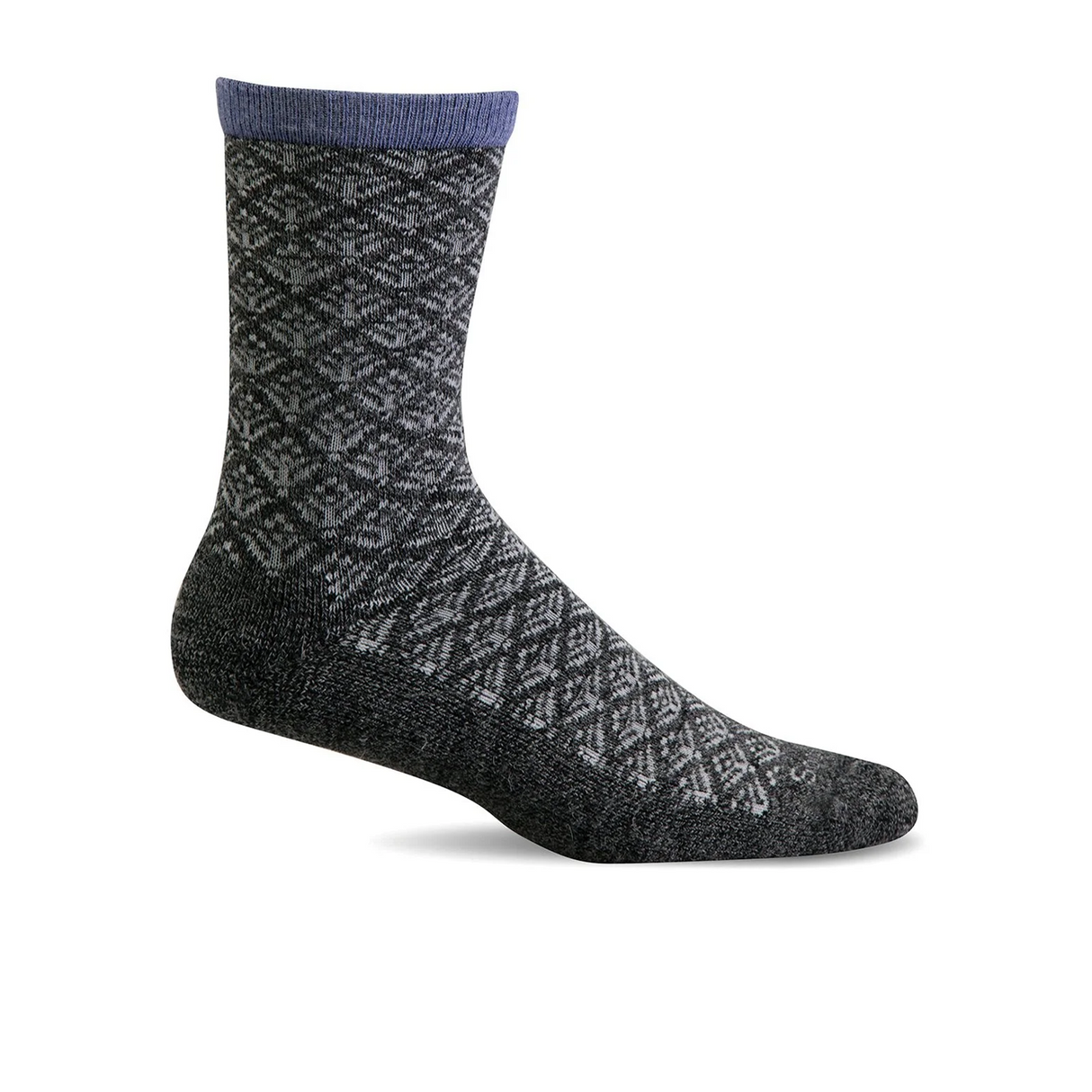 Sockwell Sweet Pea Crew Sock (Women) - Charcoal Accessories - Socks - Lifestyle - The Heel Shoe Fitters