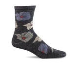 Sockwell Big Bloom Crew Sock (Women) - Charcoal  - The Heel Shoe Fitters