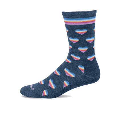 Sockwell Love-A-Lot Crew Sock (Women) - Denim Accessories - Socks - Lifestyle - The Heel Shoe Fitters