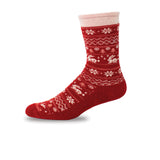 Sockwell Folksy Fairisle Crew Sock (Women) - Ruby Accessories - Socks - Lifestyle - The Heel Shoe Fitters