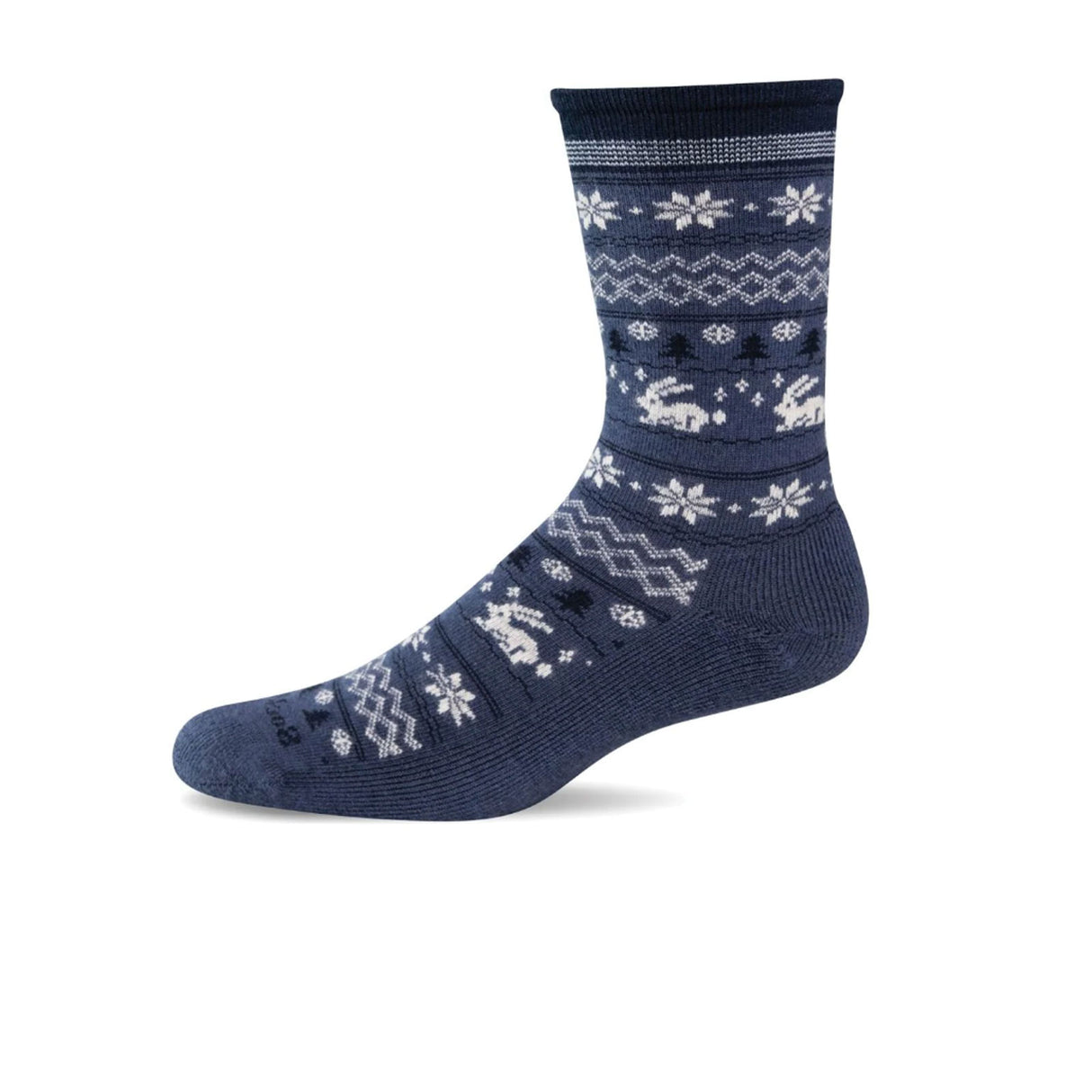Sockwell Folksy Fairisle Crew Sock (Women) - Denim Accessories - Socks - Lifestyle - The Heel Shoe Fitters