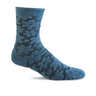 Sockwell Petal Posh Compression Crew Sock (Women) - Bluestone Accessories - Socks - Lifestyle - The Heel Shoe Fitters