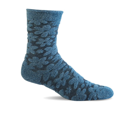 Sockwell Petal Posh Crew Sock (Women) - Bluestone Accessories - Socks - Lifestyle - The Heel Shoe Fitters