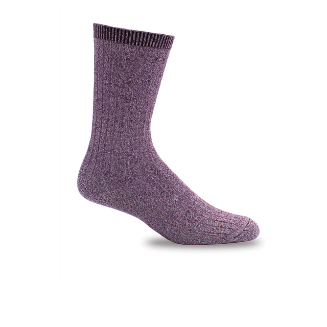 Sockwell Touch O'Bling Crew Sock (Women) - Plum Accessories - Socks - Lifestyle - The Heel Shoe Fitters