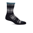 Sockwell Big Plaid Crew Sock (Women) - Black Accessories - Socks - Lifestyle - The Heel Shoe Fitters