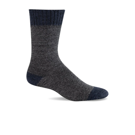 Sockwell Marl Mixer Crew Sock (Men) - Charcoal Accessories - Socks - Lifestyle - The Heel Shoe Fitters