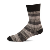 Sockwell Ticking Tweed Crew Sock (Men) - Mushroom