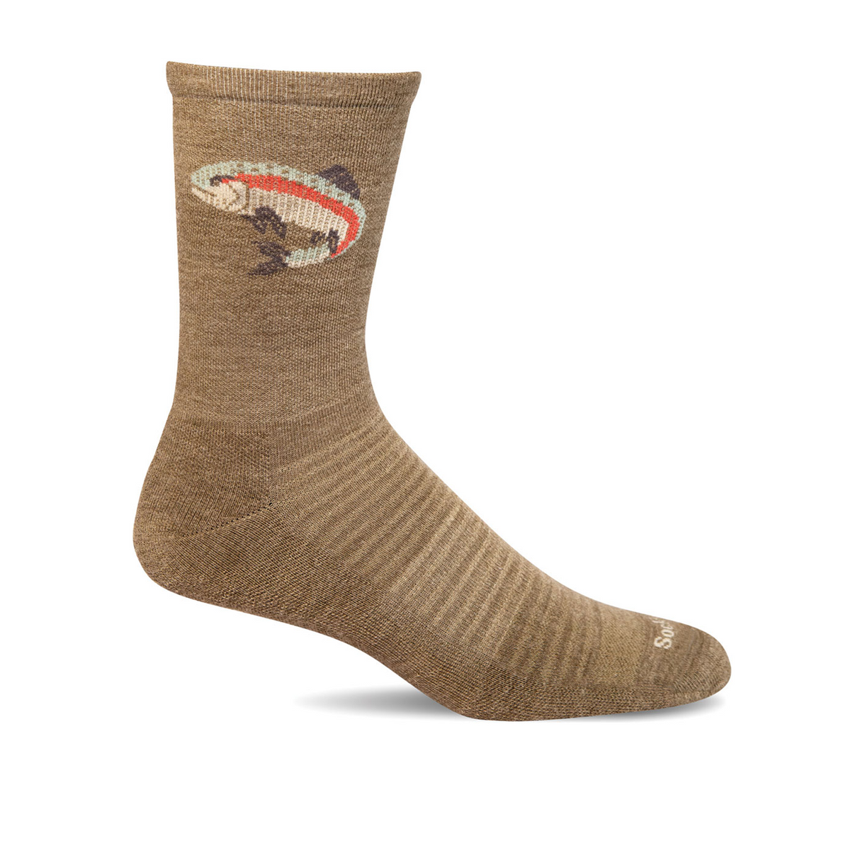 Sockwell Trout Crew Sock (Men) - Khaki Accessories - Socks - Lifestyle - The Heel Shoe Fitters