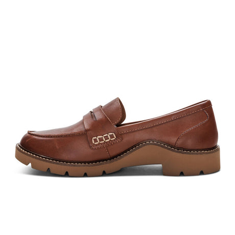 Aetrex Colette Loafer (Women) - Cognac Dress Casual - Loafer - The Heel Shoe Fitters