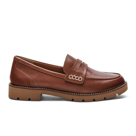 Aetrex Colette Loafer (Women) - Cognac Dress Casual - Loafer - The Heel Shoe Fitters