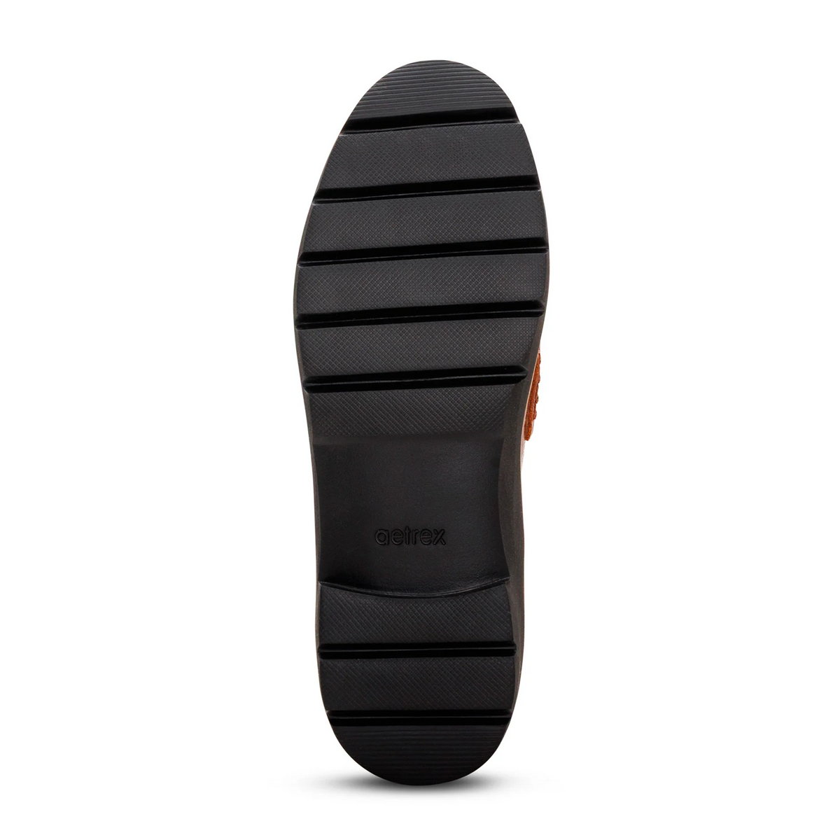 Aetrex Colette Loafer (Women) - Cognac/Black Sole Dress-Casual - Loafer - The Heel Shoe Fitters