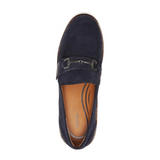 Aetrex Colette Loafer (Women) - Navy Suede Dress-Casual - Loafers - The Heel Shoe Fitters