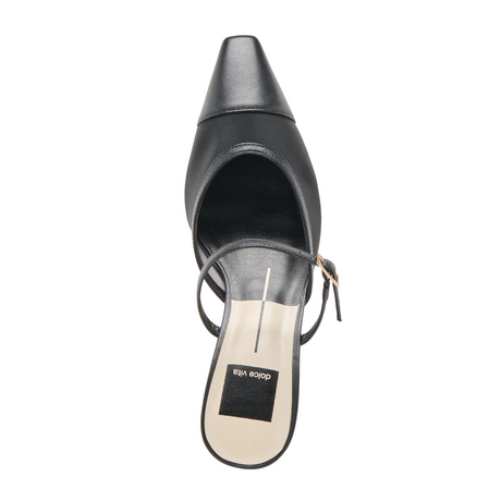 Dolce Vita Loyd Heeled Mule (Women) - Onyx Dress-Casual - Heels - The Heel Shoe Fitters