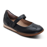 Aetrex Haley Mary Jane Sneaker (Women) - Black Athletic - Casual - Slip On - The Heel Shoe Fitters
