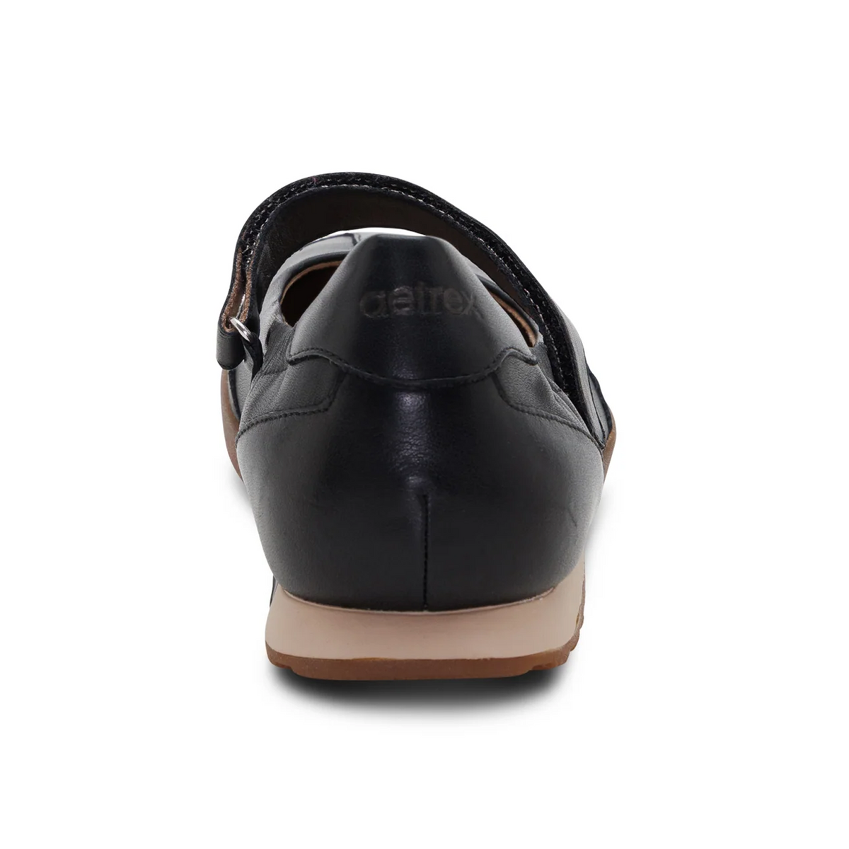 Aetrex Haley Mary Jane Sneaker (Women) - Black Athletic - Casual - Slip On - The Heel Shoe Fitters