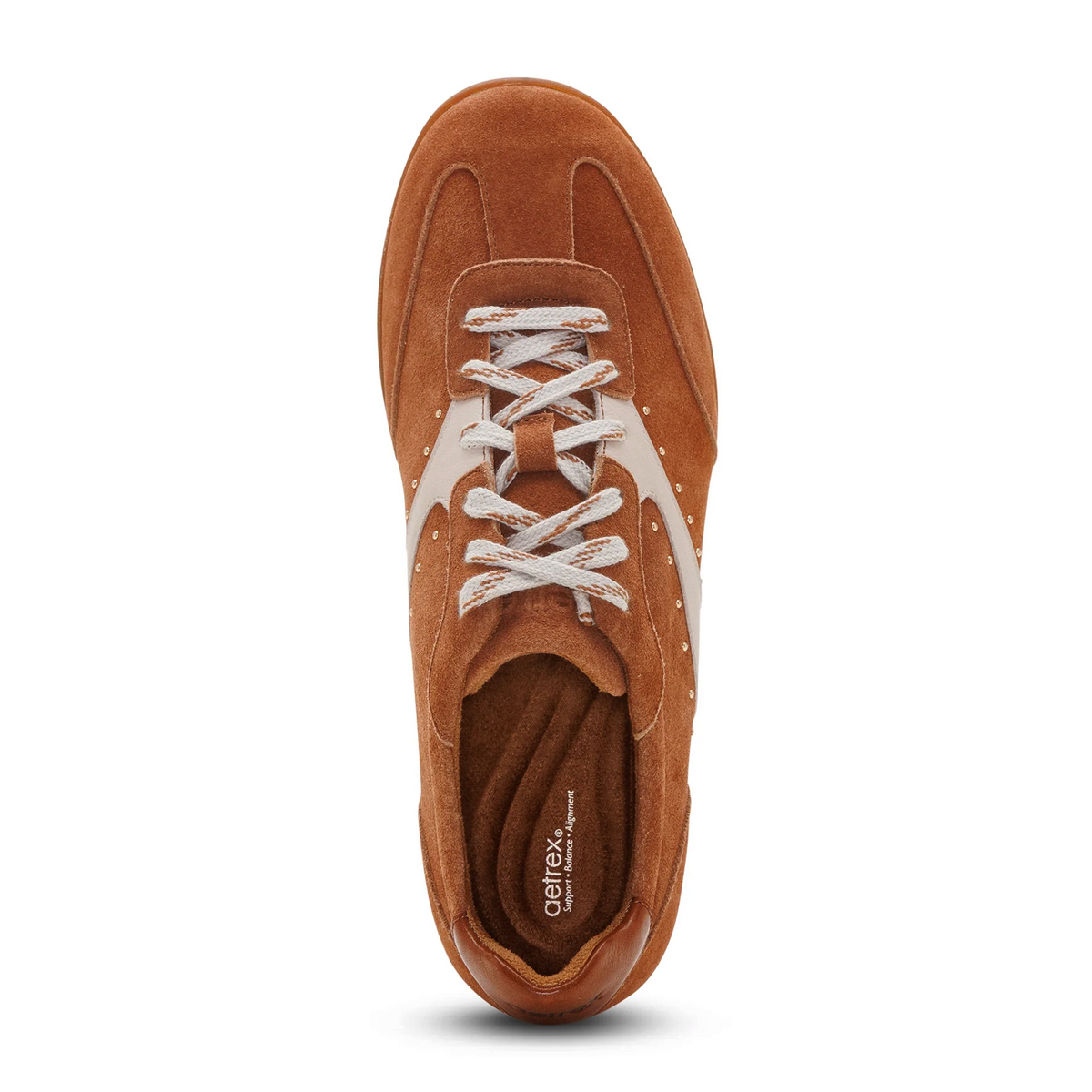 Aetrex Sloane Sneaker (Women) - Ginger Athletic - Casual - Lace Up - The Heel Shoe Fitters