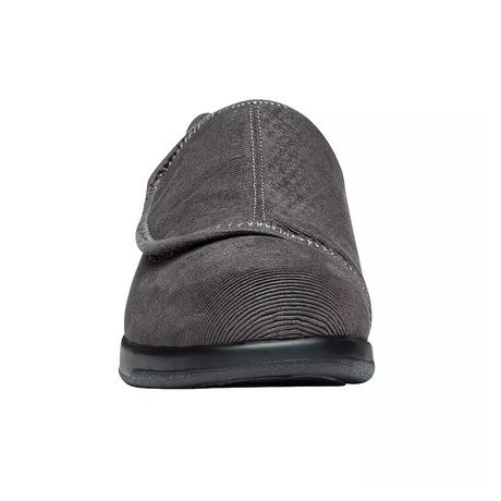 Propet Cush N Foot Slipper (Men) - Slate Corduroy Dress-Casual - Slippers - The Heel Shoe Fitters