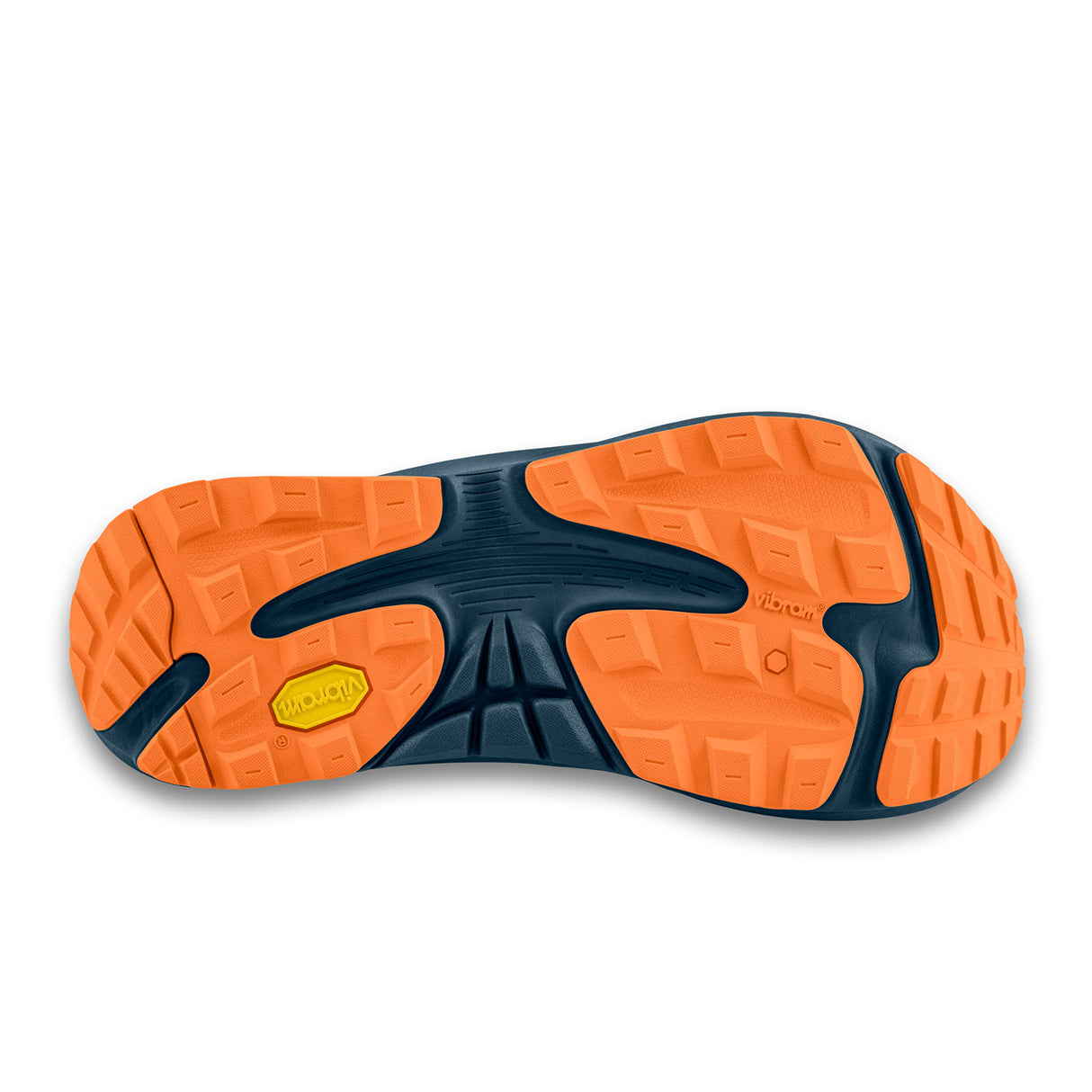 Topo Ultraventure 3 Running Shoe (Men) - Orange/Navy Athletic - Running - The Heel Shoe Fitters