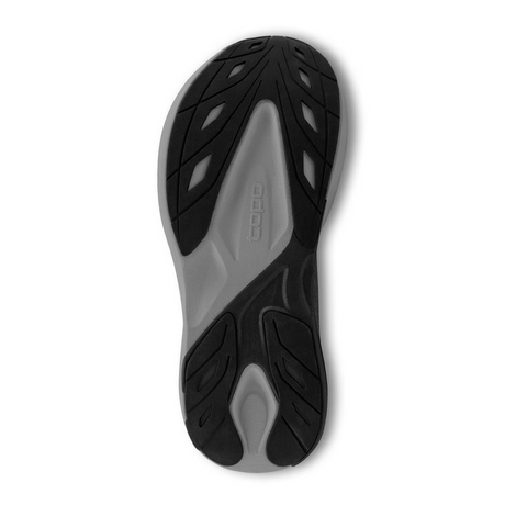 Topo Aura Running Shoe (Men) - Black/Charcoal Athletic - Running - Stability - The Heel Shoe Fitters