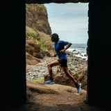 Topo Vista Running Shoe (Men) - Navy/Orange Athletic - Running - Trail - The Heel Shoe Fitters