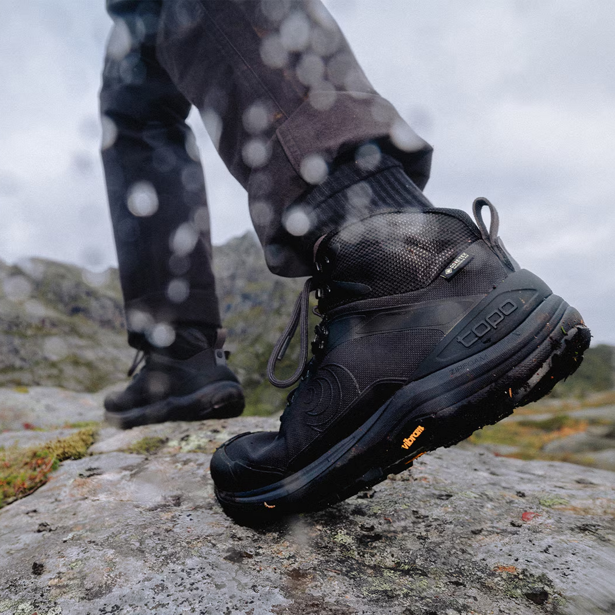 Topo Trailventure 3 GTX Waterproof Hiking Shoe (Men) - Black/Black