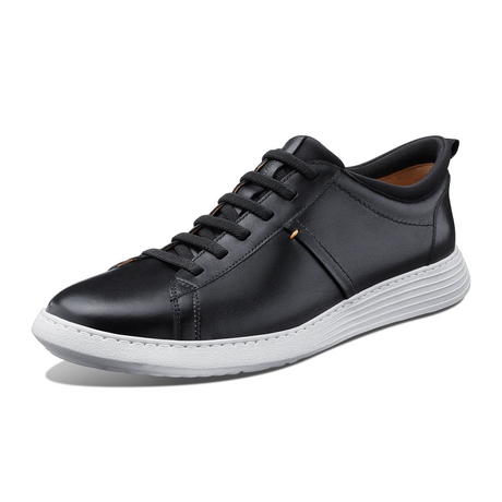 Samuel Hubbard Featherlight Flight Slip On Sneaker (Men) - Black Leather Athletic - Casual - Lace Up - The Heel Shoe Fitters
