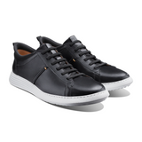 Samuel Hubbard Featherlight Flight Slip On Sneaker (Men) - Black Leather Athletic - Casual - Lace Up - The Heel Shoe Fitters