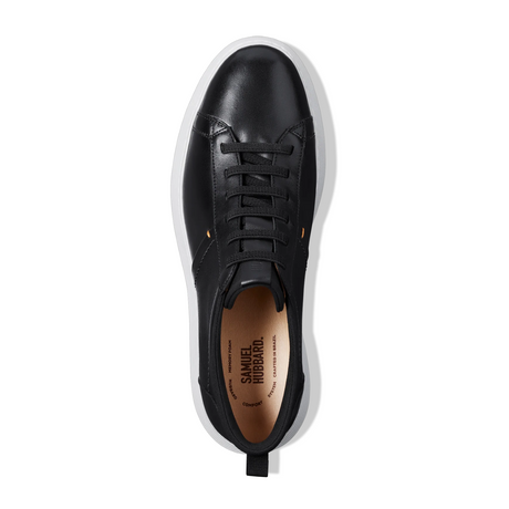 Samuel Hubbard Featherlight Flight Slip On Sneaker (Men) - Black Leather Athletic - Casual - Lace Up - The Heel Shoe Fitters