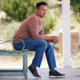 Samuel Hubbard Featherlight Flight Slip On Sneaker (Men) - Black Leather Athletic - Casual - Lace Up - The Heel Shoe Fitters