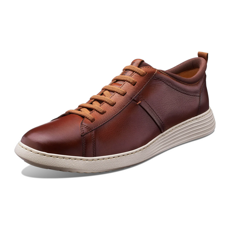 Samuel Hubbard Featherlight Flight Slip On Sneaker (Men) - Cognac Leather Athletic - Casual - Lace Up - The Heel Shoe Fitters