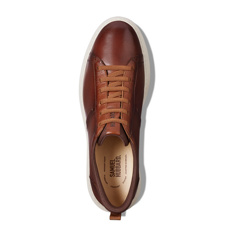Samuel Hubbard Featherlight Flight Slip On Sneaker (Men) - Cognac Leather Athletic - Casual - Lace Up - The Heel Shoe Fitters