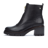 Pikolinos Soria W0B-8626 Heeled Ankle Boot (Women) - Black Boots - Casual - Mid - The Heel Shoe Fitters