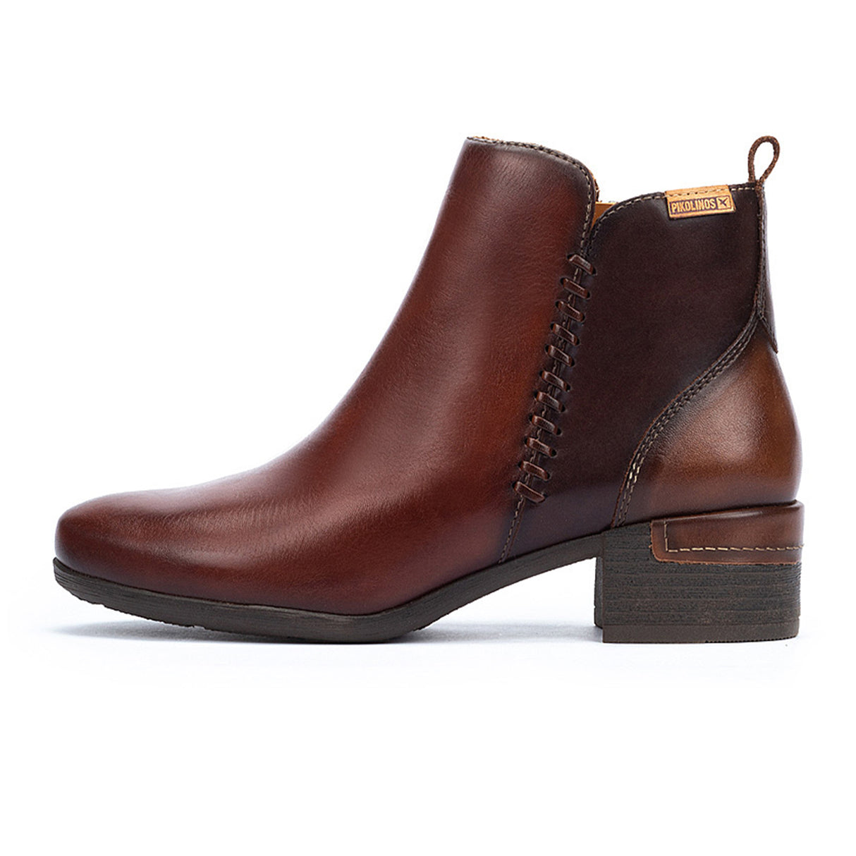 Pikolinos Malaga W6W-8950C1 Ankle Boot (Women) - Cognac Boots - Casual - Mid - The Heel Shoe Fitters