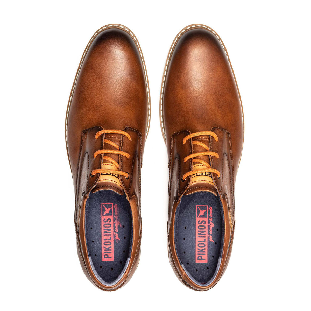 Botines Pikolinos Avila Para Hombre - Cuero, Estilo Casual Con Detalle De Cuña, Horma Redondeada
