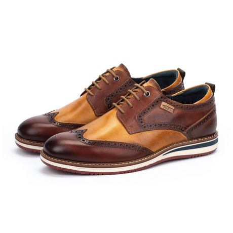 Pikolinos Avila M1T-4191C3 Oxford (Men) - Cognac Dress-Casual - Oxfords - The Heel Shoe Fitters