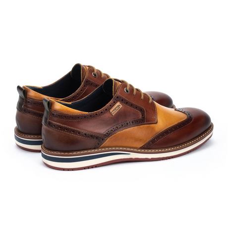 Pikolinos Avila M1T-4191C3 Oxford (Men) - Cognac Dress-Casual - Oxfords - The Heel Shoe Fitters