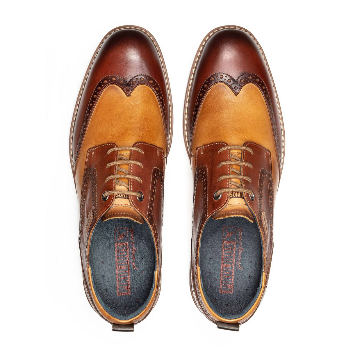 Pikolinos Avila M1T-4191C3 Oxford (Men) - Cognac Dress-Casual - Oxfords - The Heel Shoe Fitters