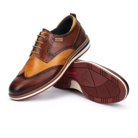 Pikolinos Avila M1T-4191C3 Oxford (Men) - Cognac Dress-Casual - Oxfords - The Heel Shoe Fitters