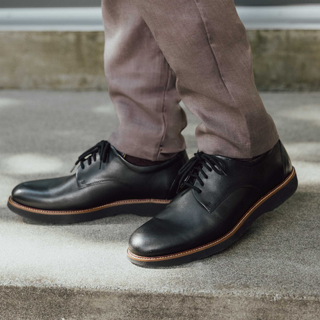 Samuel Hubbard Founder Oxford (Men) - Black Leather Dress-Casual - Oxford - The Heel Shoe Fitters