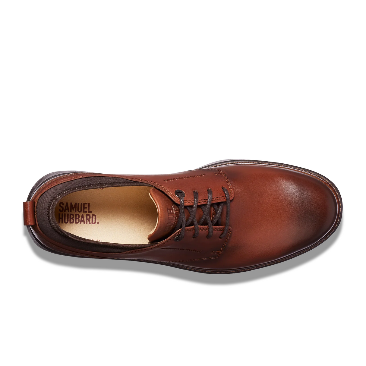 Samuel Hubbard Rafael Hybrid Lace Up (Men) - Cognac Leather Dress-Casual - Oxford - The Heel Shoe Fitters