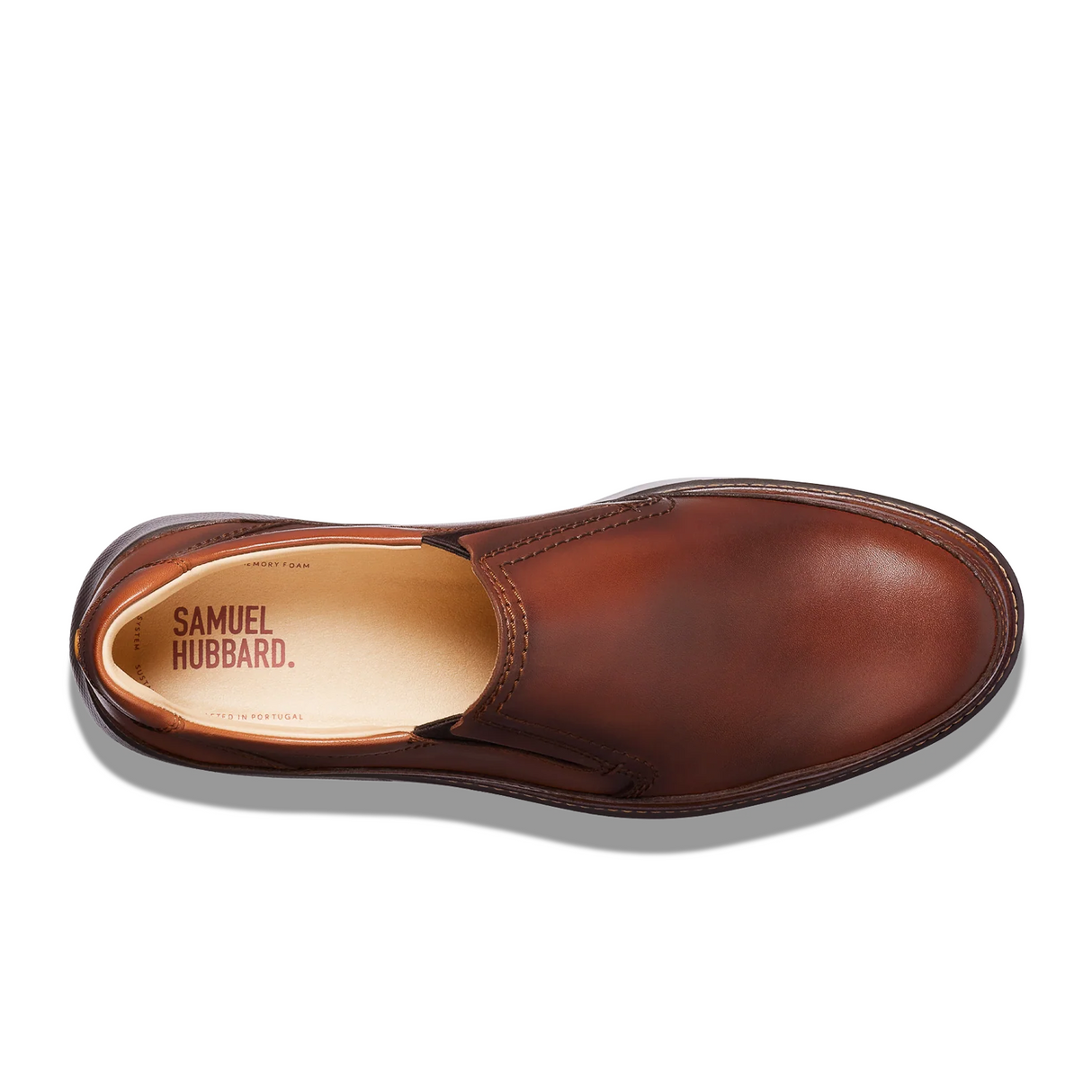 Samuel Hubbard Rafael Slip On (Men) - Cognac Leather Dress-Casual - Slip On - The Heel Shoe Fitters