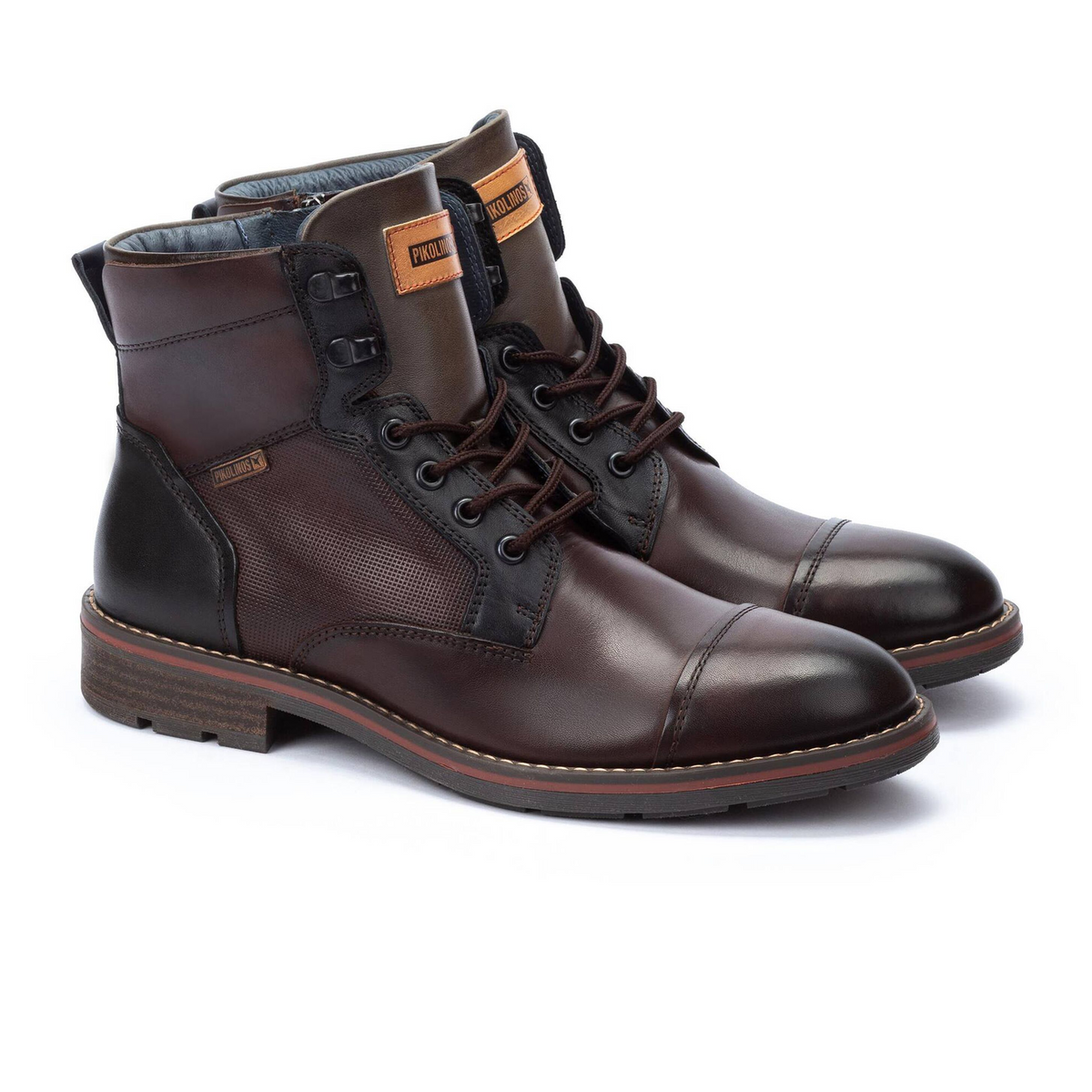 Pikolinos York Lace Up Boot (Men) - Olmo