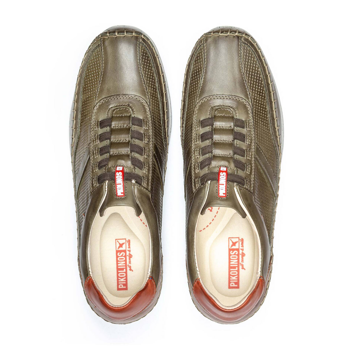 Pikolinos Fuencarral M4U-6046C5 Sneaker (Men) - Pickle Athletic - Casual - Slip On - The Heel Shoe Fitters
