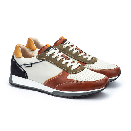 Pikolinos Cambil M5N-6111C2 Sneaker (Men) - Brick Leather Athletic - Casual - Lace Up - The Heel Shoe Fitters