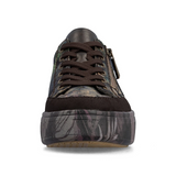 Rieker Brooke M7711 Sneaker (Women) - Nougat/Schwarz Pastell