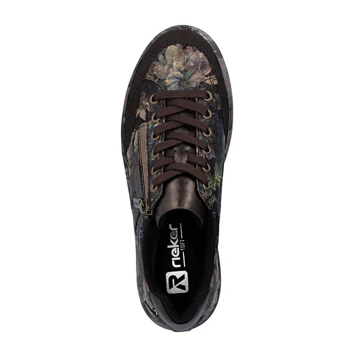 Rieker Brooke M7711 Sneaker (Women) - Nougat/Schwarz Pastell