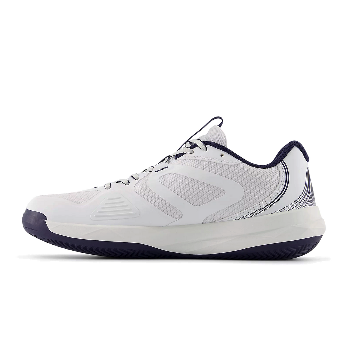 New Balance FuelCell 796 v5 Court Shoe (Men) - NB 103 White/Team Navy Athletic - Sport - The Heel Shoe Fitters